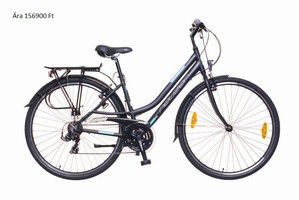 Felnőtt kerékpár - Neuzer Ravenna50 noi fekete turkiz szurke